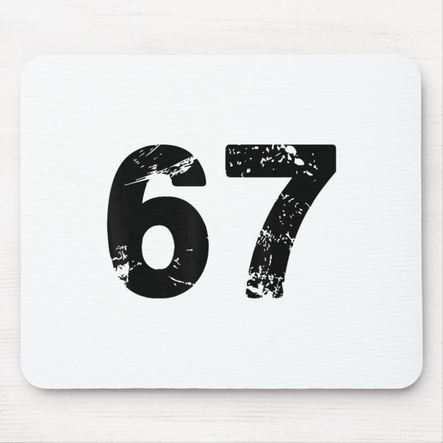 6-67 Minimalist Design  Mouse Mat (Front)