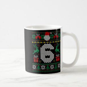 6 7 67 Meme Six Seven Funny Christmas Ugly Couple  Coffee Mug