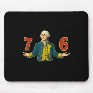 6-7 7-6 George Washington 67 76 Funny (front And B Mouse Mat