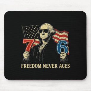 6-7 7-6 George Washington Freedom Design For Teach Mouse Mat