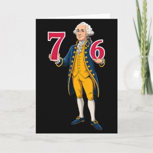 6 7 7 6 George Washington Six Seven  Card