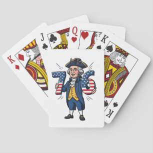 6-7 7-6 George Washington Six Seven Meme 67 Trend Playing Cards