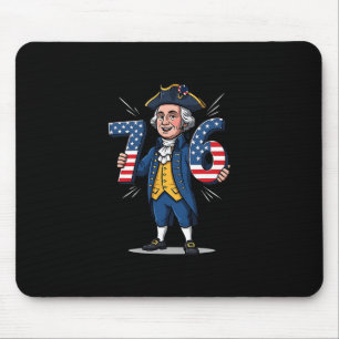 6-7 7-6 George Washington Six Seven Meme Gen Alpha Mouse Mat