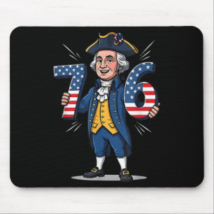 6-7 7-6 George Washington Six Seven Meme Gen Alpha Mouse Mat