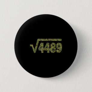 6 7 Army Pattern Meme Square Root 4489 Slang Math Cm Round Badge
