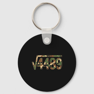6 7 Army Pattern Meme Square Root 4489 Slang Math  Key Ring