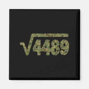 6 7 Army Pattern Meme Square Root 4489 Slang Math Magnet