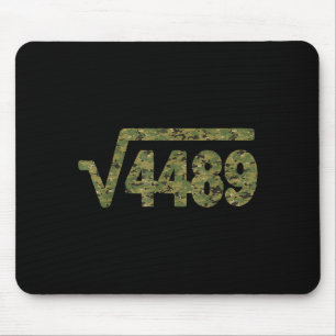 6 7 Army Pattern Meme Square Root 4489 Slang Math  Mouse Mat