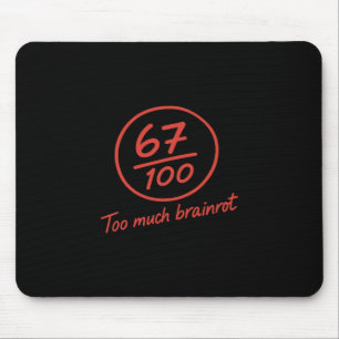 6 7 Brainrot Elementary Teacher Meme Funny 67 Six  Mouse Mat