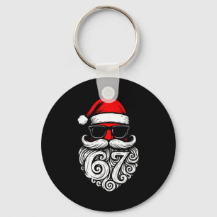 6 7 Christmas 67 Santa Six Seven Christmas Boys Te Key Ring