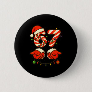 6-7 Christmas Squad Funny 67 Six Seven Meme Xmas 6 6 Cm Round Badge