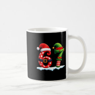 6-7 Christmas Squad Funny 67 Six Seven Meme Xmas 6 Coffee Mug