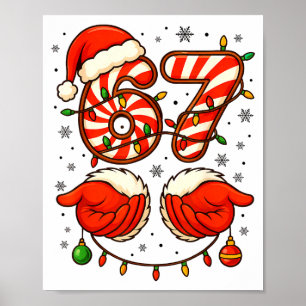 6-7 Christmas Squad Funny 67 Six Seven Meme Xmas 6 Poster