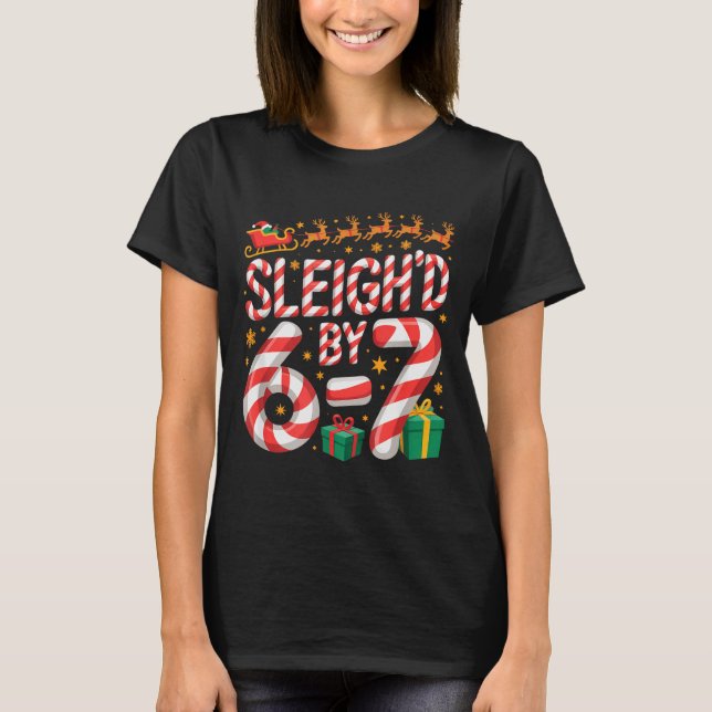 6-7 Christmas Ugly Sweater Six Seven Xmas 67 Meme  (Front)