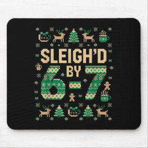 6-7 Christmas Ugly Sweater Six Seven Xmas 67 Meme  Mouse Mat