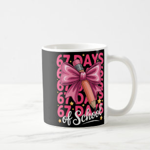6 7 Days Of School Girls Coquette Bow Cute Funny S Coffee Mug