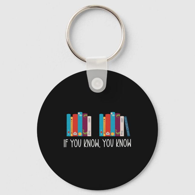 6 7 Funny If You Know You Know 6 7 Reading Teacher Key Ring (Front)