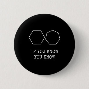 6 7 Funny If You Know You Know Meme Six Seven Cm Round Badge