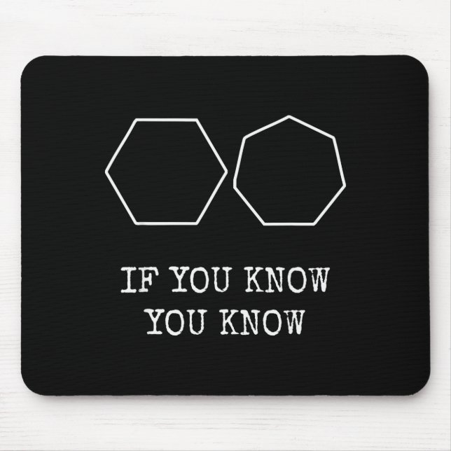 6 7 Funny If You Know You Know Meme Six Seven  Mouse Mat (Front)
