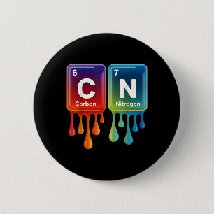 6 7 Funny Science Chemistry Teacher Periodic Table Cm Round Badge