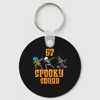 6 7 Halloween 67 Meme Six Seven 6 7 Spooky Squad H Key Ring