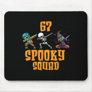 6 7 Halloween 67 Meme Six Seven 6 7 Spooky Squad H Mouse Mat