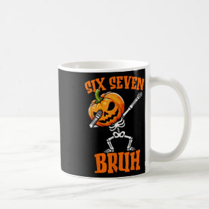 6 7 Halloween 67 Meme Six Seven Dabbing Gen Alpha Coffee Mug