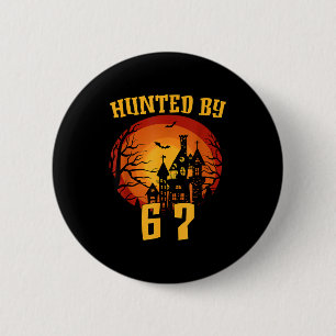 6 7 halloween 67 meme six seven haunted gen alpha cm round badge