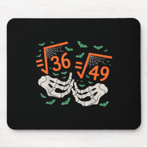 6 7 Halloween Math Square Root 67 Meme Gen Alpha S Mouse Mat