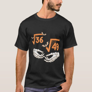 6 7 Halloween Math Square Root 67 Meme Gen Alpha S T-Shirt