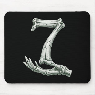 6 7 Halloween Skeleton Funny 67 Meme Gen Alpha Six Mouse Mat