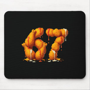 6 7 Meme Fried Chicken 67 Pyjamas Kids Six Seven B Mouse Mat