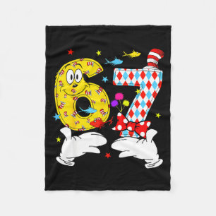 6 7 meme hands six seven read reading day book fleece blanket