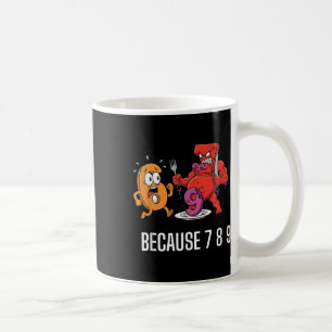 6 7 Meme Joke Because 7 8 9 Funny Kids 67 Coffee Mug