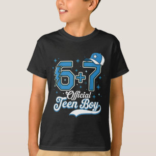 6 + 7 Meme Official Teenager 13th Birthday Basebal T-Shirt