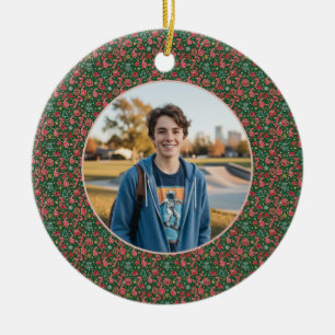 6-7 Meme One Photo Christmas Doodles Ceramic Tree Decoration