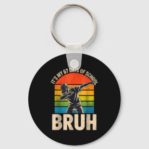 6 7 Meme Six Seven Dabbing It's My 67 Days Of Scho Key Ring