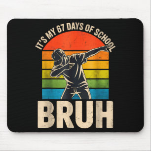 6 7 Meme Six Seven Dabbing It's My 67 Days Of Scho Mouse Mat