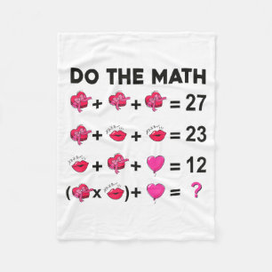 6 7 Meme Six Seven Do The Math Teacher Valentines Fleece Blanket
