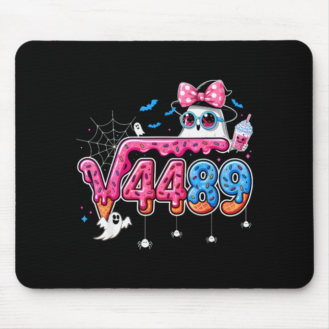 6 7 Meme Square Root 4489 Slang Math Teacher Hallo Mouse Mat (Front)