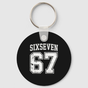 6-7 Meme Srts Uniform Cool Six-seven Funny 67 Gen Key Ring