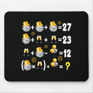 6-7 New Year 2026 New Years Eve Party Supplies Mat Mouse Mat