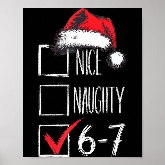 6-7 Nice Naughty 67 Christmas  Poster (Front)