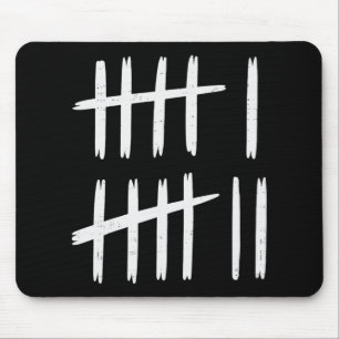 6 7 Number 67 Six Seven Tally Marks Meme Mens Boys Mouse Mat