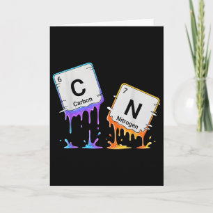 6 7 Periodic Table Meme Science Chemistry Nerd Hum Card