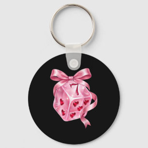 6 7 Preppy Valentine Y2k Funny Coquette Nk Dice Bo Key Ring