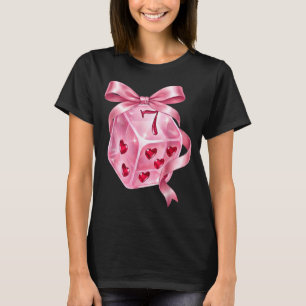 6 7 Preppy Valentine Y2k Funny Coquette Nk Dice Bo T-Shirt
