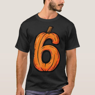 6 7 Pumpkin Funny Six Seven Meme Halloween Costume T-Shirt