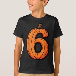 6 7 Pumpkin Funny Six Seven Meme Halloween Costume T-Shirt