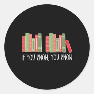 6 7 Reading 67 Teacher Christmas Six Seven Meme St Classic Round Sticker